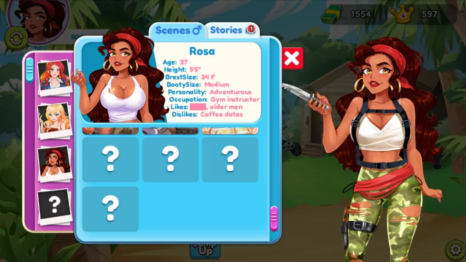 Rosa's character profile and story collection